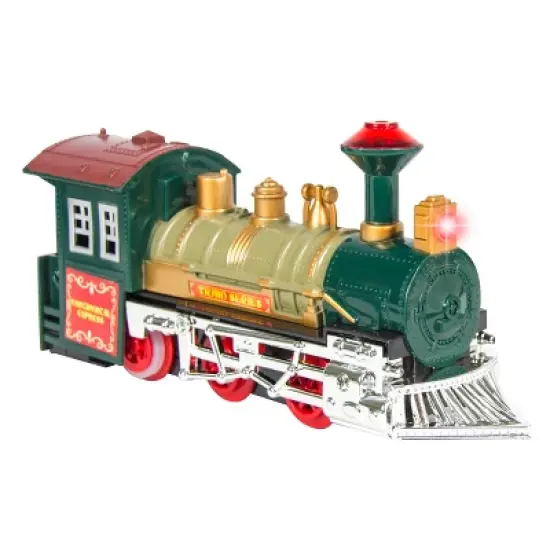 Best Choice Products Kids Classic Electric Railway Train Car Track Play Set Toy w/ Music, Lights image {2}