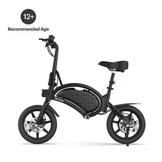Jetson 14" Bolt Up Step Over Electric Bike - Black image {13}