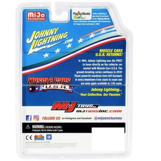 2002 Chevrolet Camaro ZL1 427 Red "Muscle Cars USA" Limited Edition to 2,016 pieces 1/64 Diecast Car by Johnny Lightning image {1}