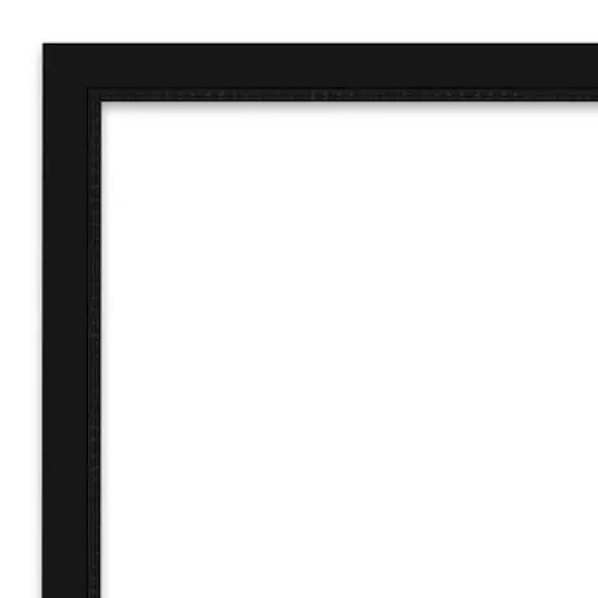 Amanti Art Avon Black Narrow Framed Dry Erase Magnetic Board image {3}