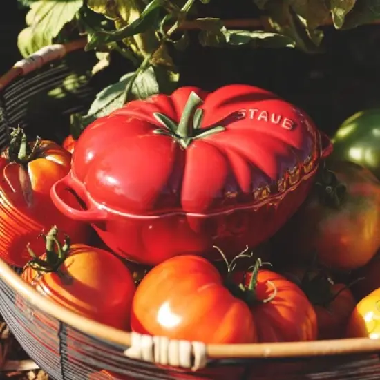 Staub Ceramic 16-oz Petite Tomato Cocotte - Cherry image {3}
