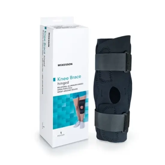 McKesson Hinged Knee Brace with Open Patella image {13}