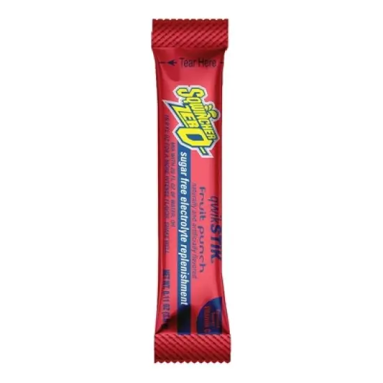 Sqwincher Quick Stik Zero Sugar Electrolyte Powder Mix - Pack of 50 image {1}