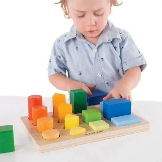 Kaplan Early Learning Toddler Shape and Height Sorter image {1}