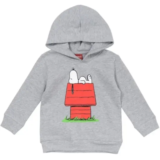 PEANUTS Snoopy Fleece Pullover Hoodie Toddler to Big Kid image {6}