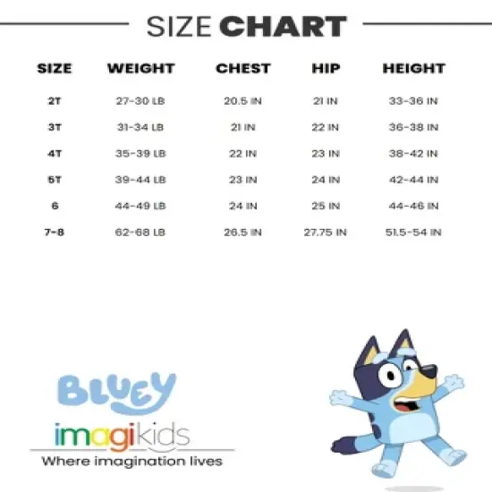 Bluey T-Shirt and Shorts Outfit Set Toddler to Little Kid  image {6}