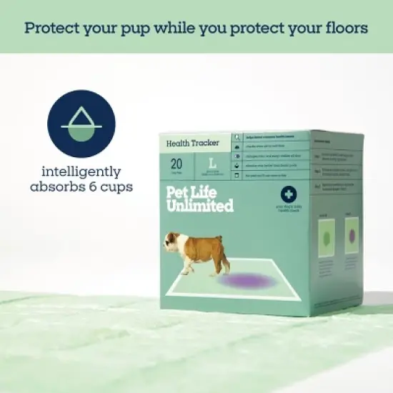 Pet Life Unlimited Health Tracker Dog Pads - 20ct image {9}