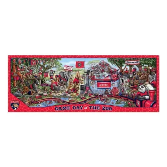 NHL Florida Panthers Game Day At The Zoo Puzzle - 500pc image {2}