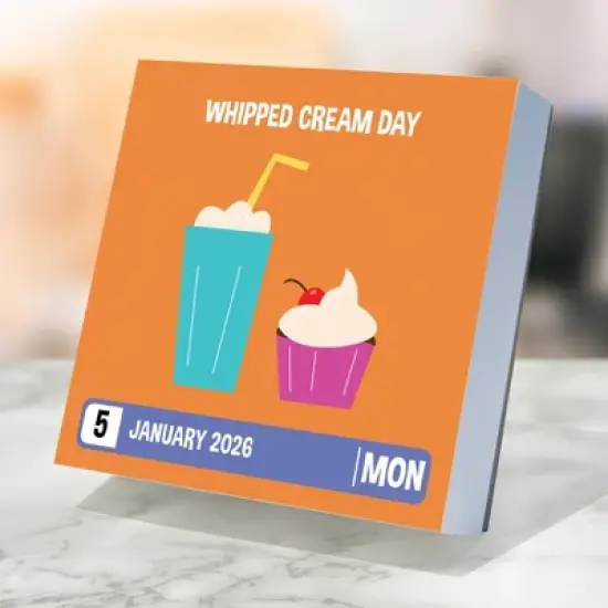 TF Publishing 8.75"x5.5" 2026 Every Day's A Holiday Daily Desktop Calendar image {2}