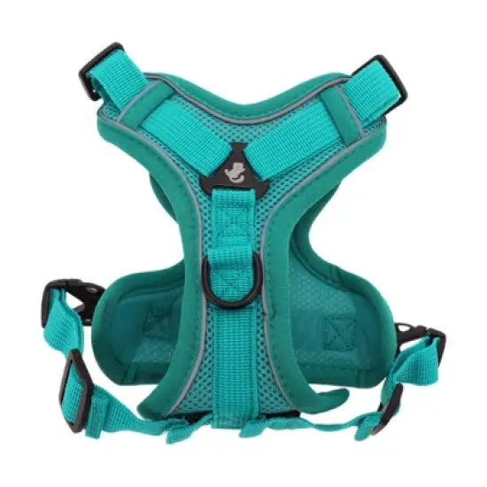 Unique Bargains Cat Harness and Leash with Reflective Strips Large Lake Blue 1 Set image {6}
