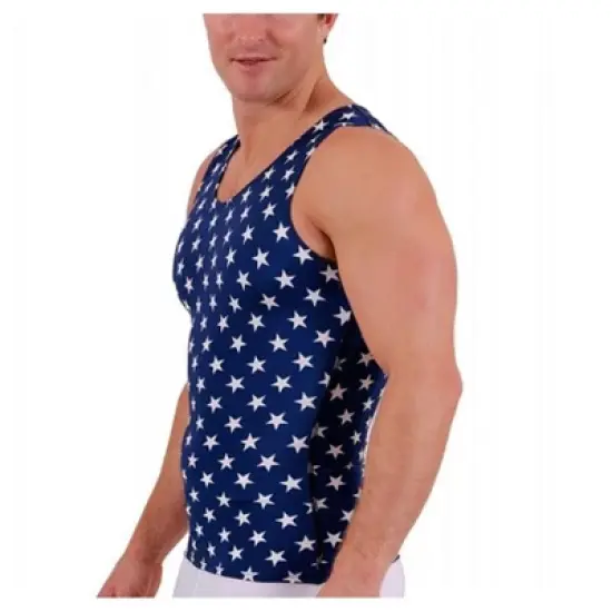 Insta Slim USA Stars Activewear Muscle Tank 4MAT001 image {2}