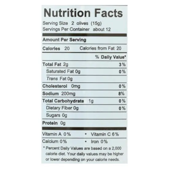 Divina Garlic Stuffed Olives - Case of 6/13.4 oz image {5}