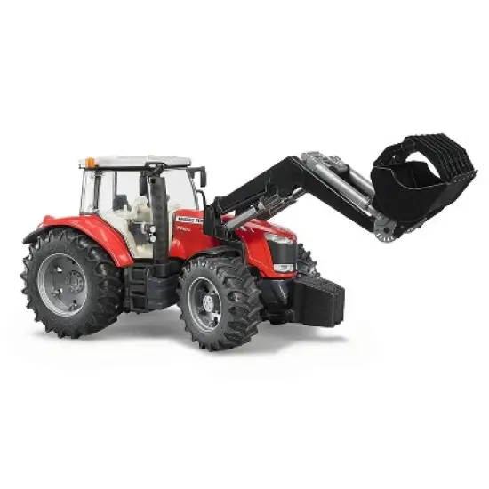 Bruder Massey Ferguson 7600 with Frontloader image {5}