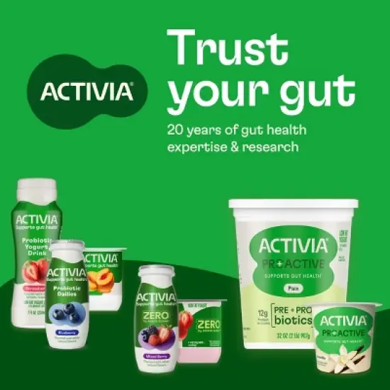 Activia Probiotic Dailies Strawberry Yogurt Drink - 8ct/3.1 fl oz Bottles image {7}