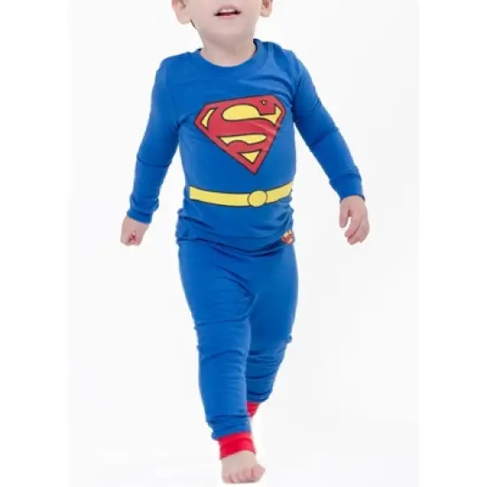 INTIMO Boys' Toddler' Superman Pajama Set image {3}