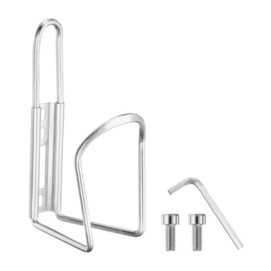 Unique Bargains Aluminum Universal Bicycle Water Bottle Cage 5.7" with Screws and Wrenches image {5}