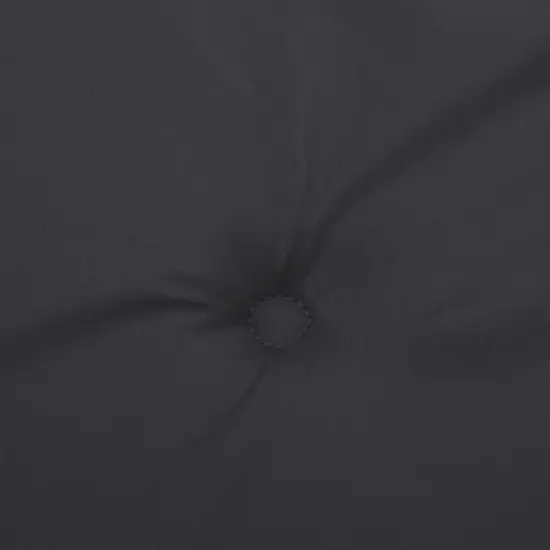 vidaXL Black Garden Lowback Chair Cushions - Set of 2, 39.4"x19.7"x1.2", Outdoor Comfort, Oxford Fabric, Weather-Resistant, Easy-Care image {7}