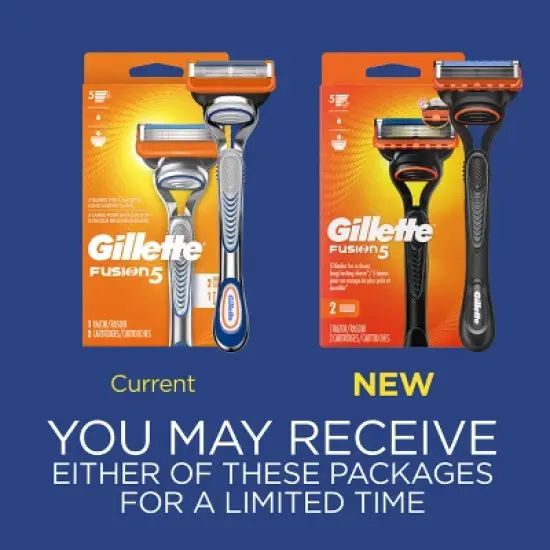 Gillette Fusion5 Men's Razor + 2 Razor Blade Refills image {8}
