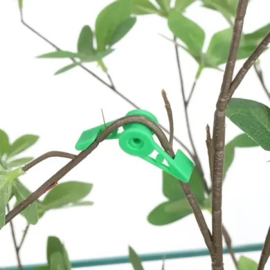 Unique Bargains Plant Stem Training 360 Degree Clips Plant Bender image {4}