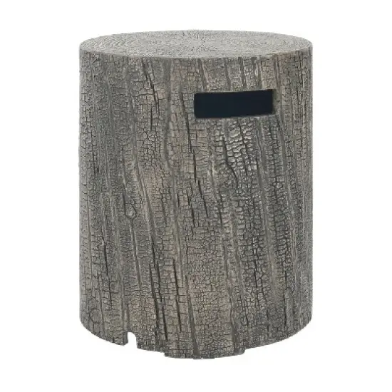 Christopher Knight Home Ankeny Outdoor 20" Lightweight Concrete Propane Tank Cover image {1}