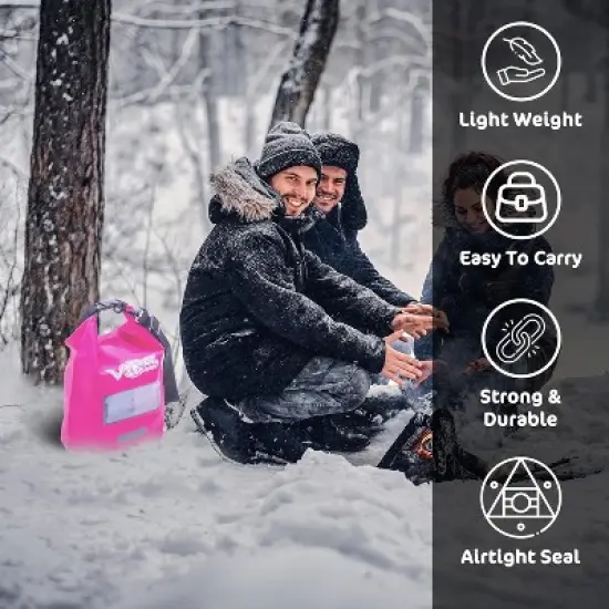 VOS Waterproof Premium Dry Bag &ndash; All-purpose Bag with Zip Pocket - Keep Your Gear & Personal Items image {4}