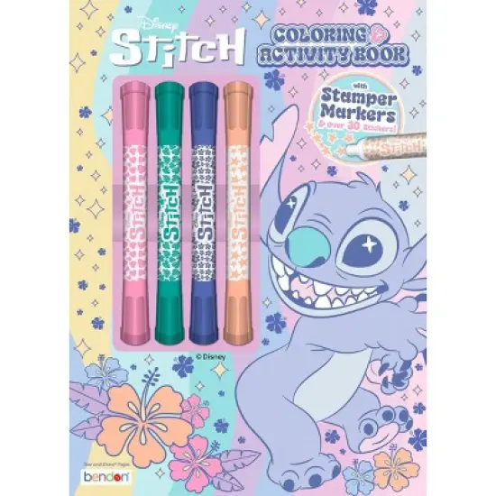 Disney Stitch Coloring & Activity with Stamper Marker Book image {5}
