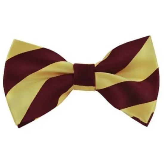 Men's 2.75 W And 4.75 L Inch With Pre-Tied College Stripe Bowtie image {26}