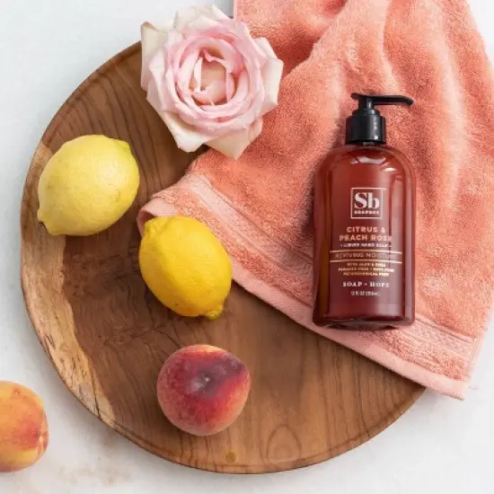 SoapBox Citrus & Peach Rose Reviving Moisture Liquid Hand Soap - 12 fl oz/3pk image {5}