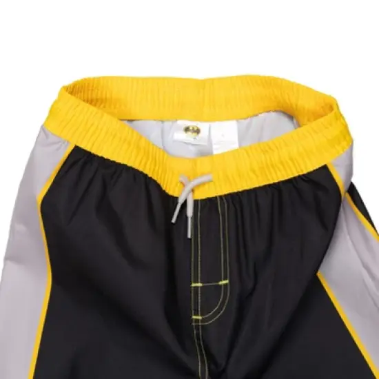 DC Comics Justice League Batman Little Boys Rash Guard and Swim Trunks Outfit Set Little Kid to Big Kid image {5}