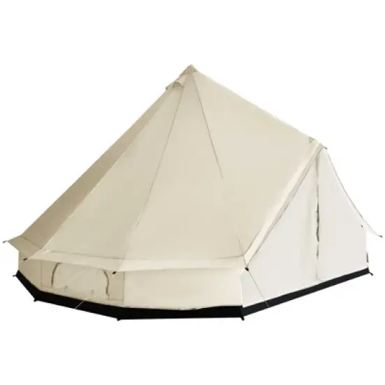 Outsunny 10-Person Waterproof Camping Tent Yurt with Unique Style, Spacious Interior, & Breathable Waterproof Design, 16' x 16' x 10' image {6}