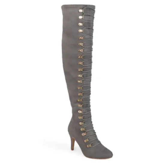Journee Collection Womens Trill Round Toe Over The Knee Boots image {10}