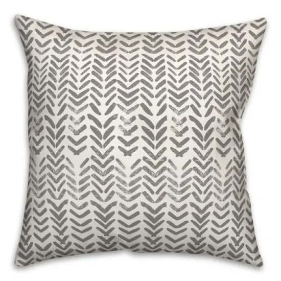Creative Products Herringbone Print 1 16 x 16 Indoor / Outdoor Pillow image {9}