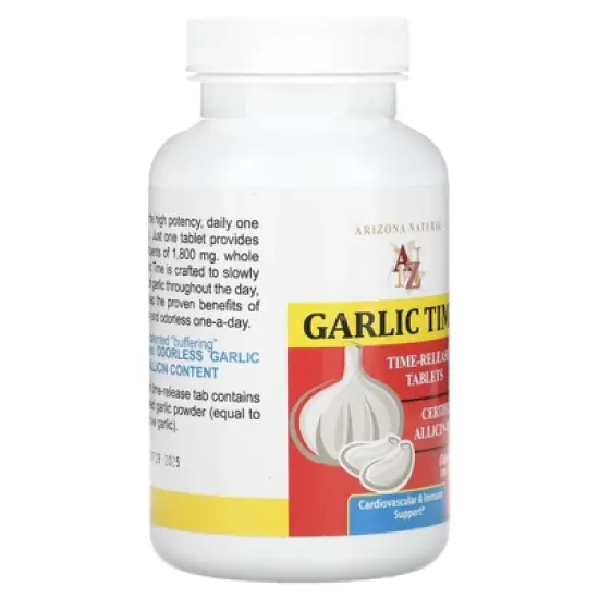 Arizona Natural Garlic Time, 600 mg , 180 Tablets image {3}