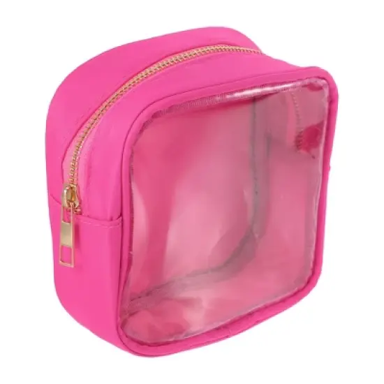 Unique Bargains Waterproof Clear Mini Makeup Bag 1 Pc image {8}
