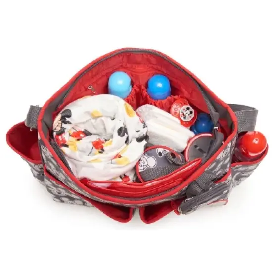 Disney Mickey Toss Print Satchel image {6}
