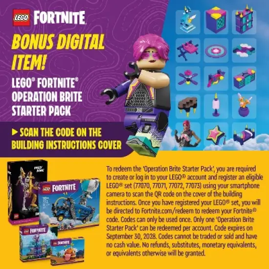 LEGO Fortnite Battle Bus Collectible Building Toy 77073 image {2}