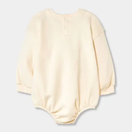 Grayson Collective Baby Graphic Bubble Romper - Off-White image {1}