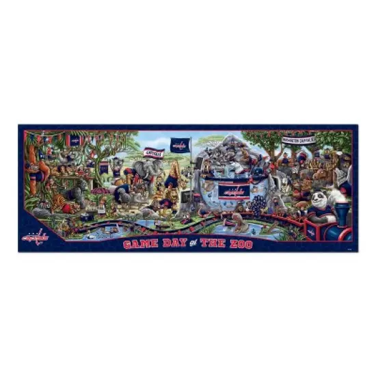 NHL Washington Capitals Game Day At The Zoo Puzzle - 500pc image {2}