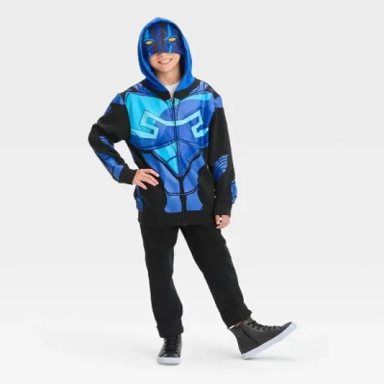 Boys' DC Comics Blue Beetle Zip-Up Sweatshirt - Blue image {2}