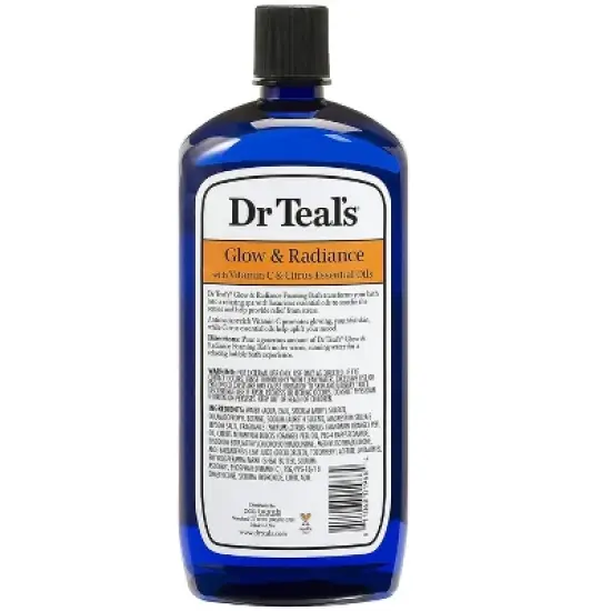 Dr. Teals - Foaming Bath with Pure Epsom Salt & Citrus Essential Oils, 34 Oz image {1}