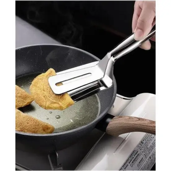 Kitchen stainless steel food clip frying spatula frying fish spatula steak spatula household kitchenware image {3}