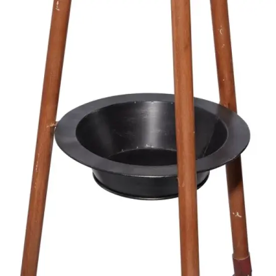 Metal Nautical Style Coat Rack Tripod Base - Olivia & May image {4}