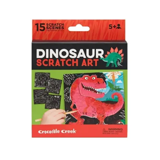 Crocodile Creek Scratch Art Dinosaur image {3}