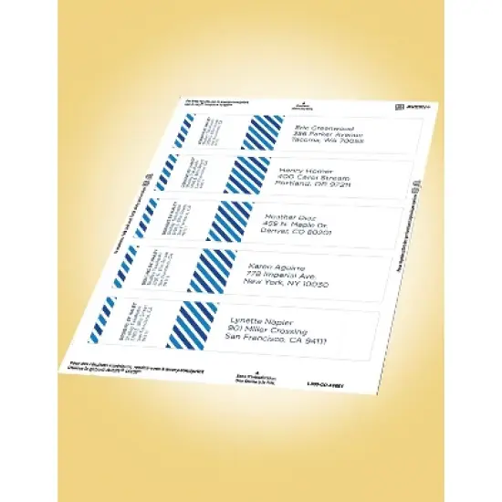 Avery Inkjet Address Label 7 7/8 x 1 3/4 22838 image {6}