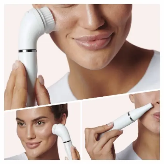 Braun FaceSpa Pro FE 910 2-in-1 Facial Epilator & Cleansing Brush System image {4}