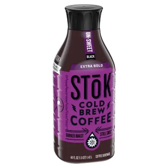 SToK Extra Bold Unsweetened Cold Brew Coffee - 48 fl oz image {1}