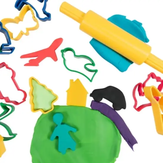 READY 2 LEARN&trade; Dough Roller & Cutters - Set of 17 image {6}