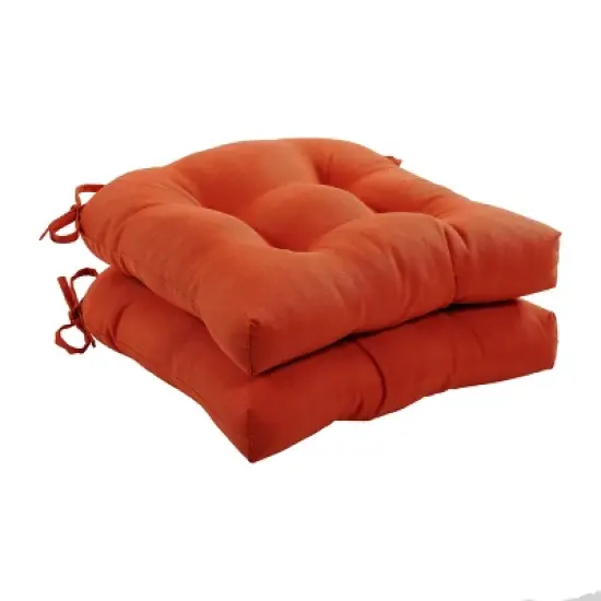 Rolston 2pc Indoor/Outdoor Tufted Seat Cushion Set - Haven Way image {7}