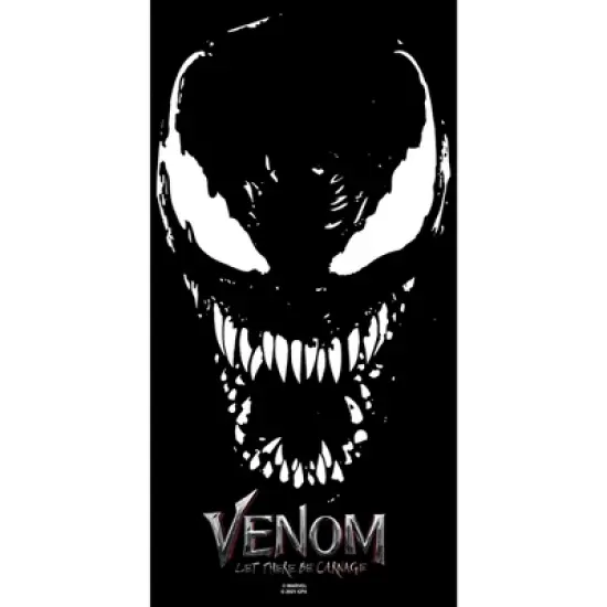 Men's Marvel Venom: Let There be Carnage Big face Logo T-Shirt image {1}