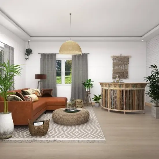 Rustic Wood Bar Brown - Olivia & May image {20}